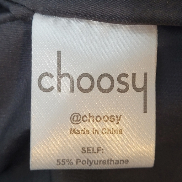 Choosy Silver Metallic Faux Leather High Waist Paperbag Party Shorts - Size 2 - Picture 8 of 9